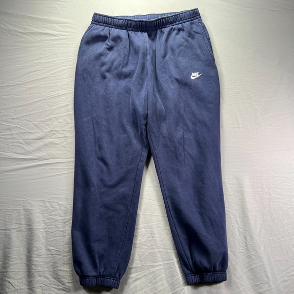 Nike Team Club Fleece Joggers Mens XL Blue Sweatpants Active Athleisure Fleece - Picture 1 of 11